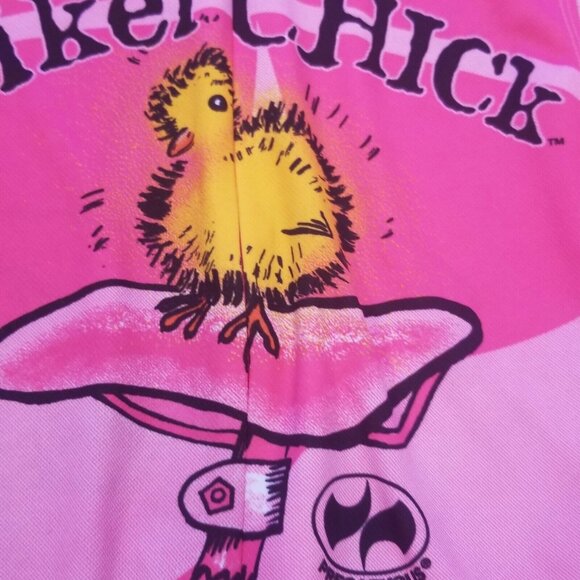 World Jerseys Women's Large Pink Full-Zip Sleeveless Cycling Jersey Biker Chick - Picture 5 of 8